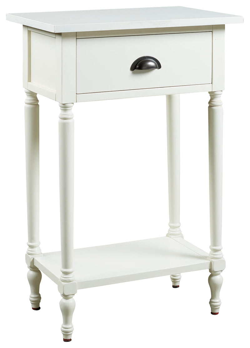 Juinville White Accent Table