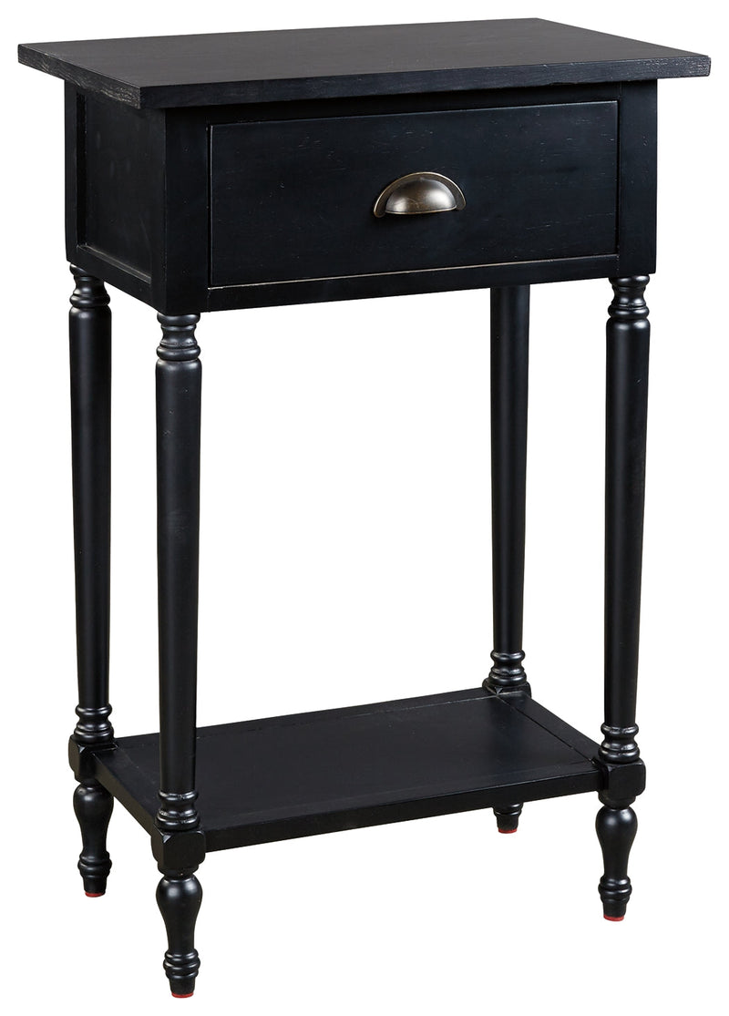 Juinville Black Accent Table