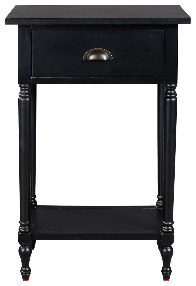 Juinville Black Accent Table