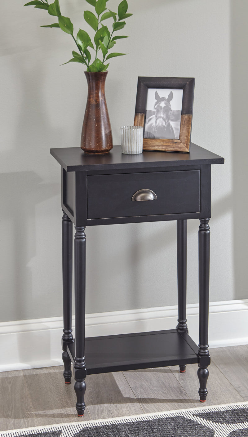 Juinville White Accent Table