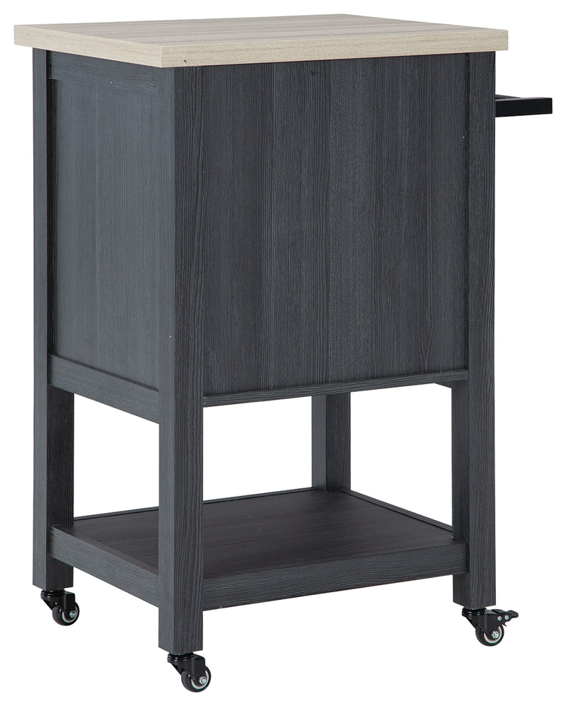 Boderidge Black Bar Cart