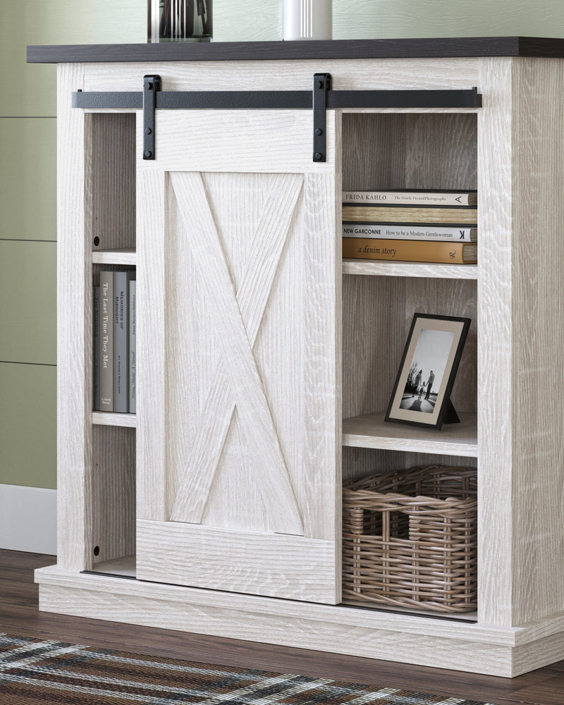 Dorrinson Antique White Accent Cabinet