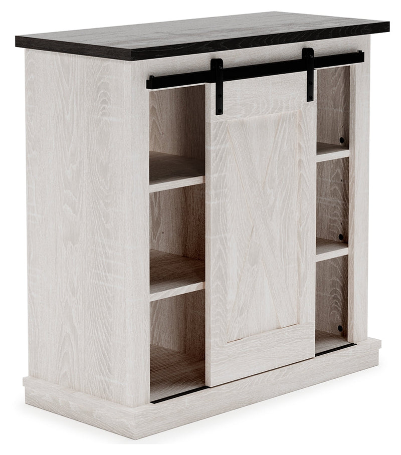 Dorrinson Antique White Accent Cabinet