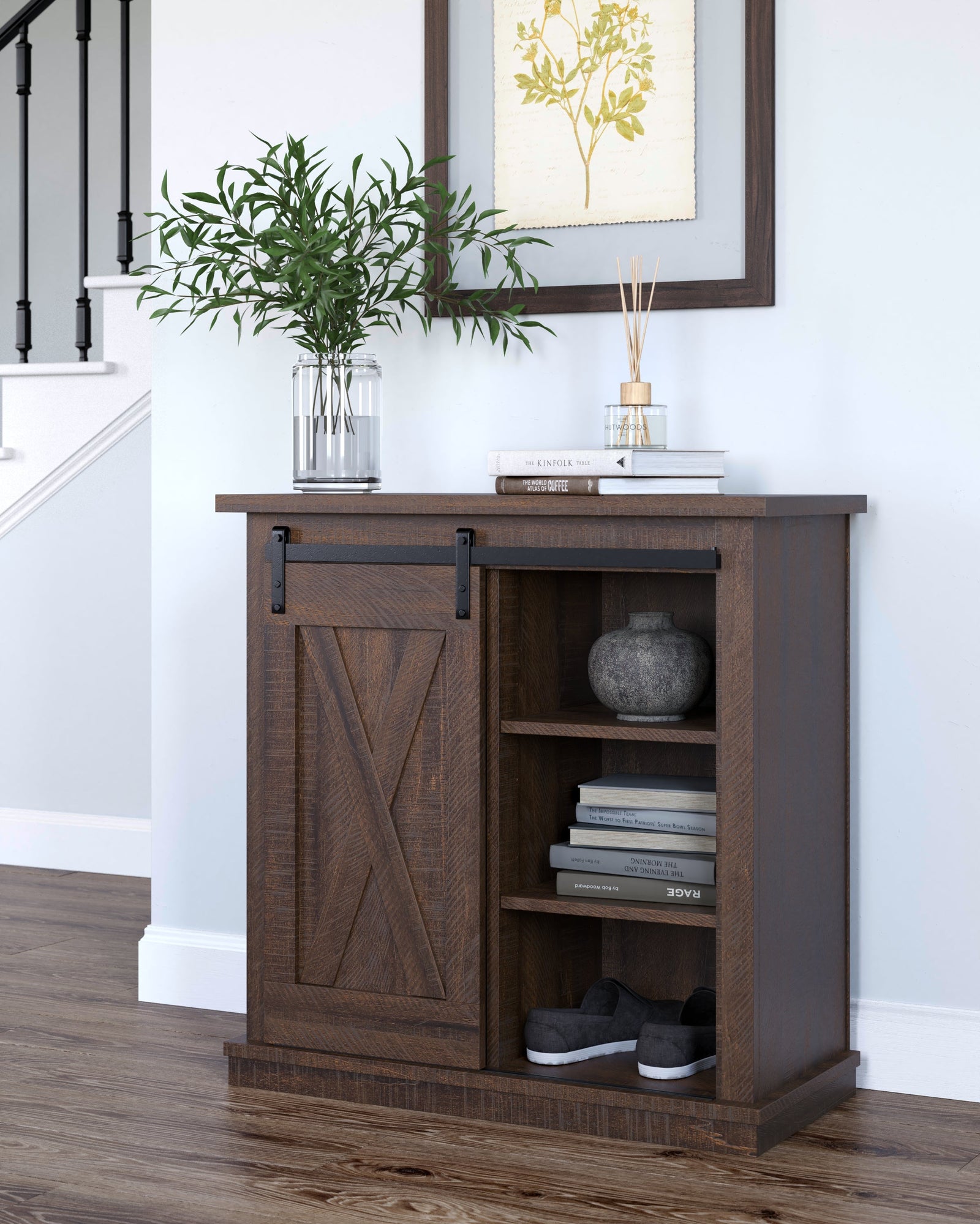 Camiburg Antique Brown Accent Cabinet