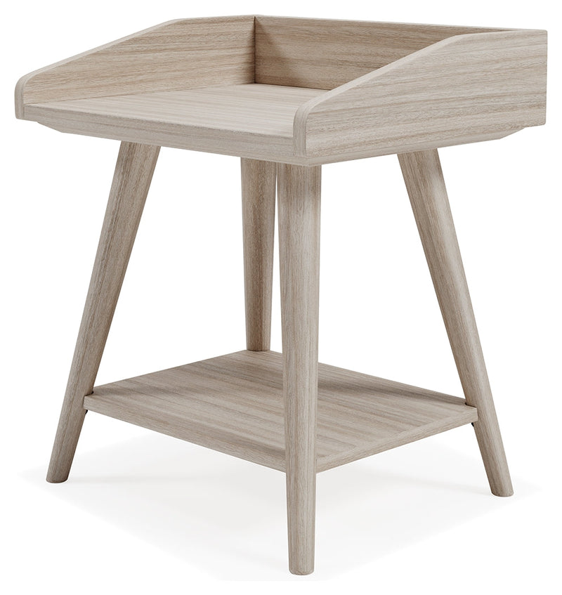 Blariden Light Tan Accent Table