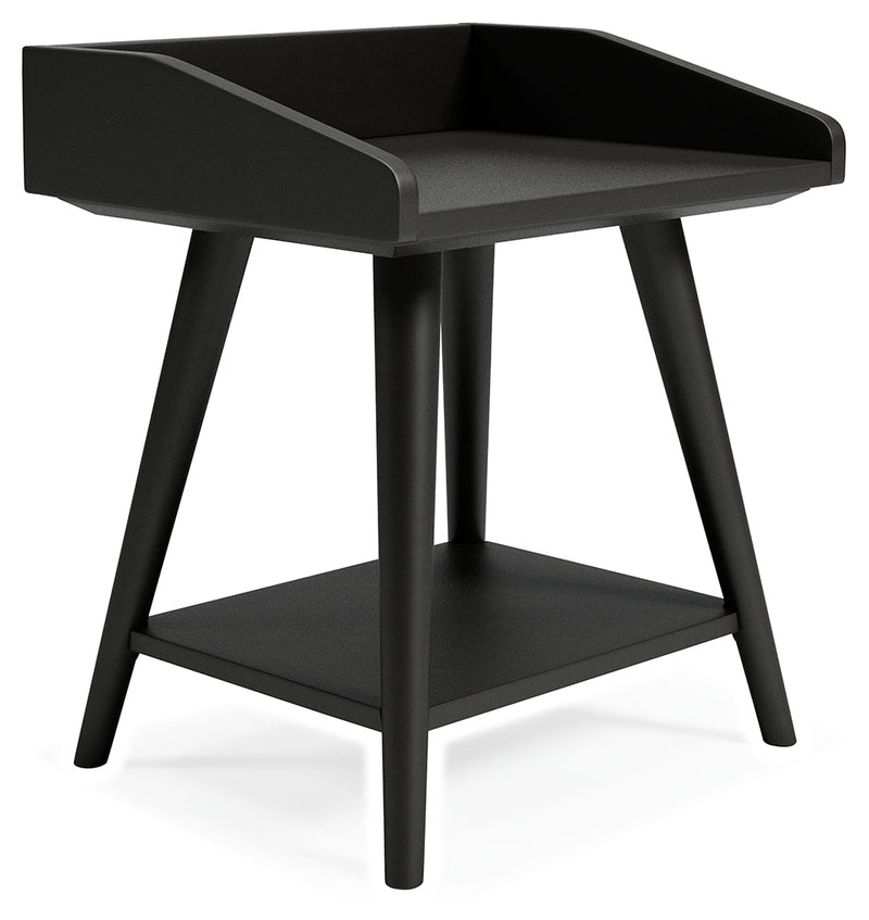 Blariden Metallic Gray Accent Table