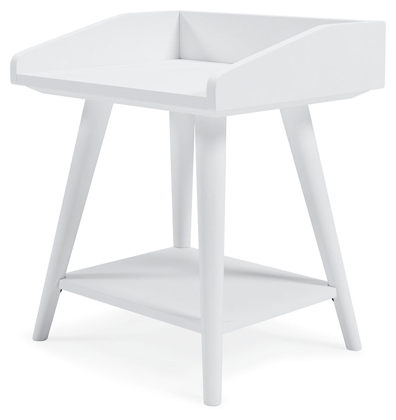 Blariden White Accent Table