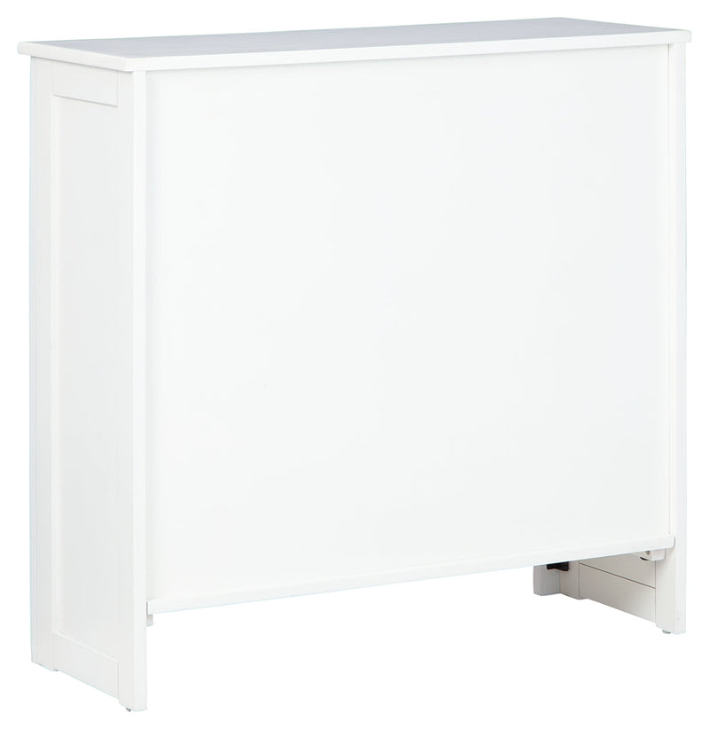 Nalinwood White Accent Cabinet