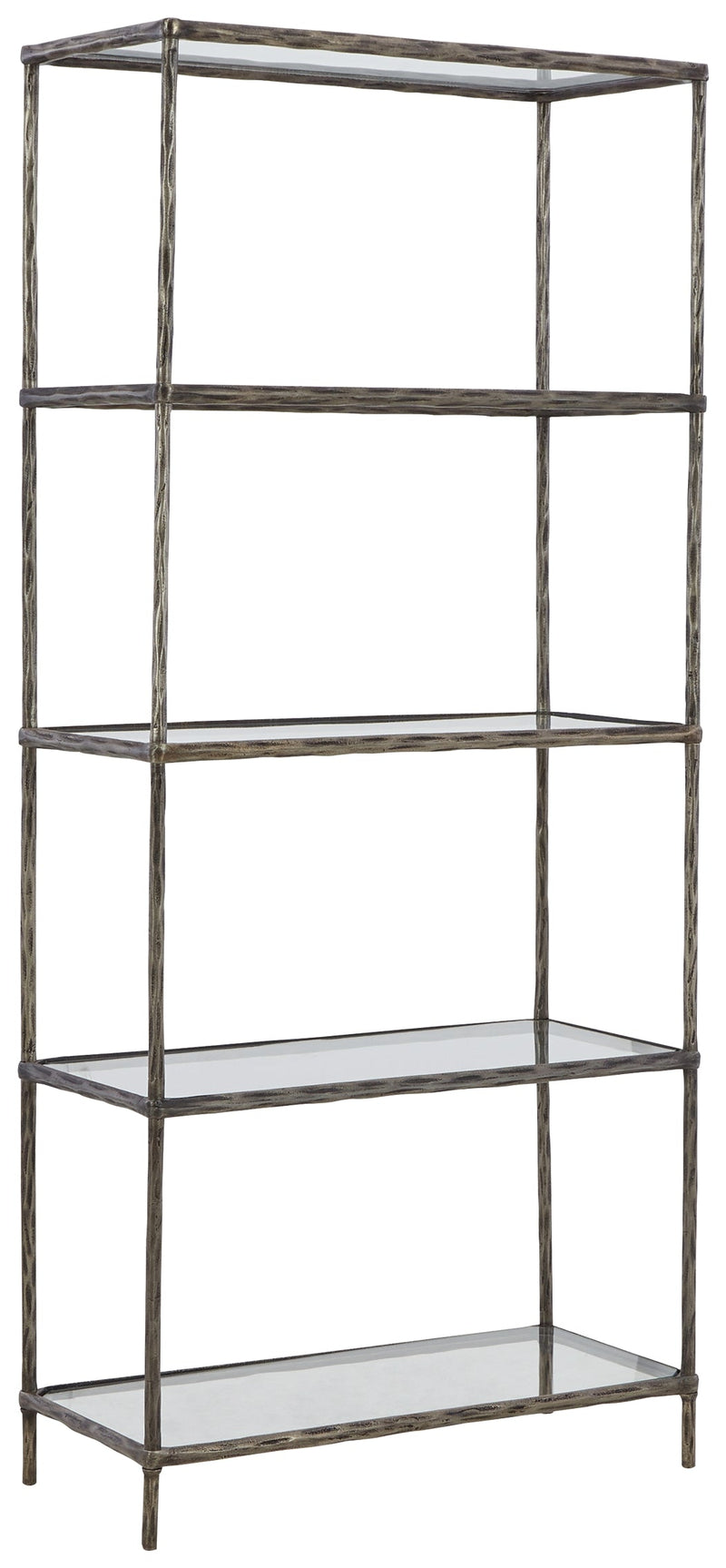 Ryandale Antique Pewter Finish Bookcase