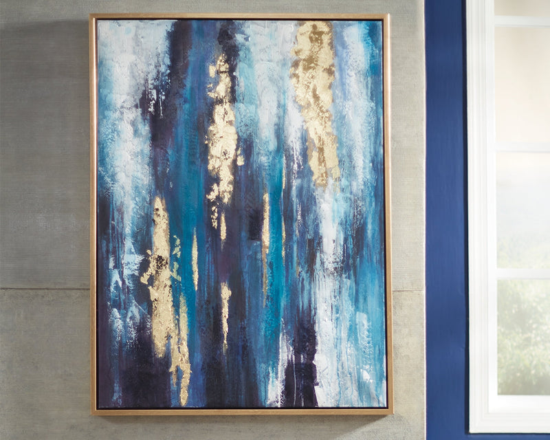 Dinorah Teal Blue Wall Art