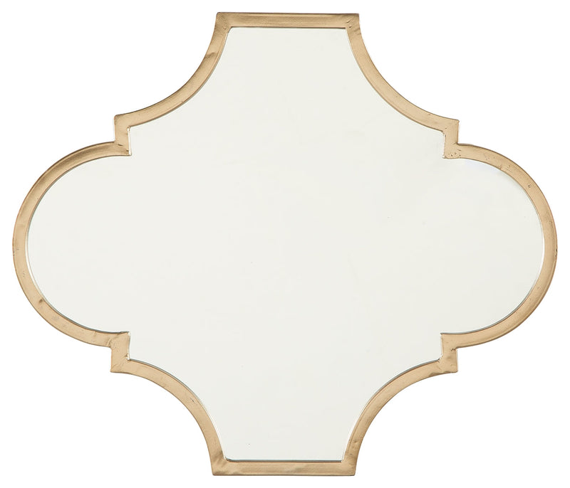 Callie Gold Finish Accent Mirror