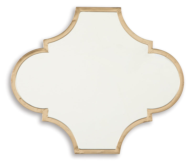 Callie Gold Finish Accent Mirror