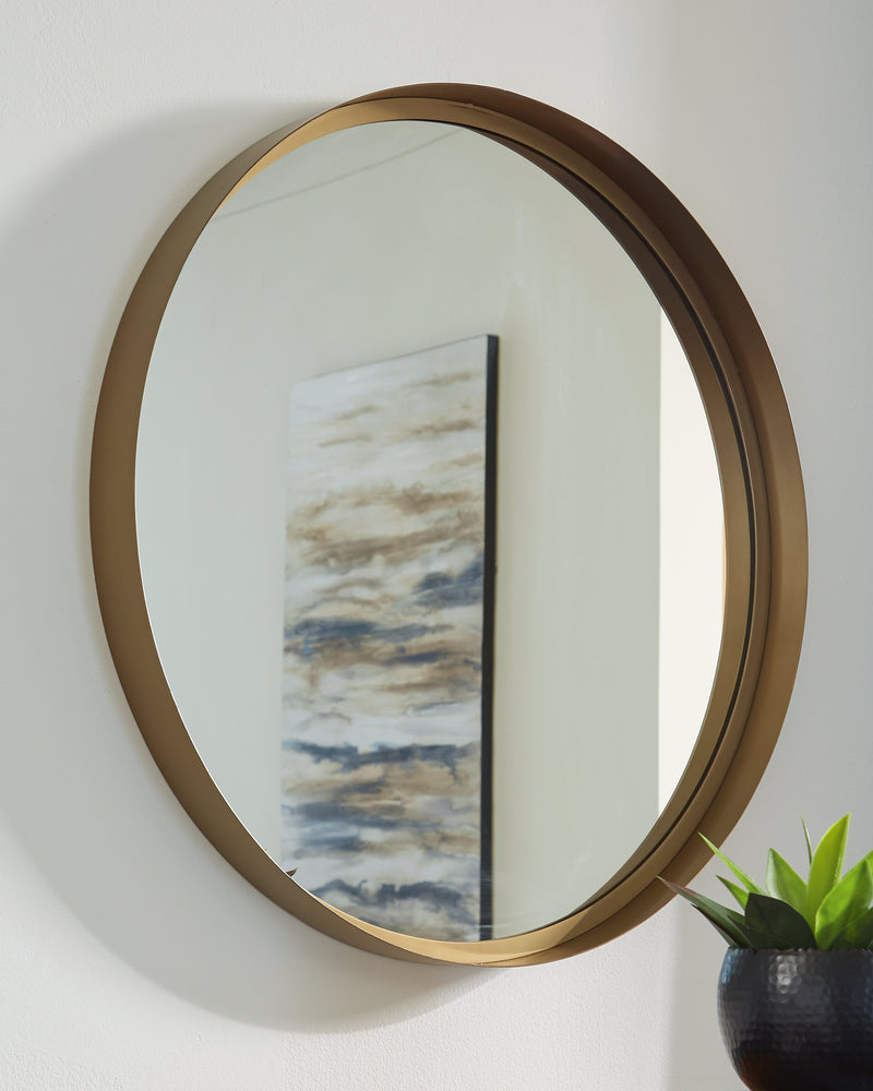 Elanah Gold Finish Accent Mirror