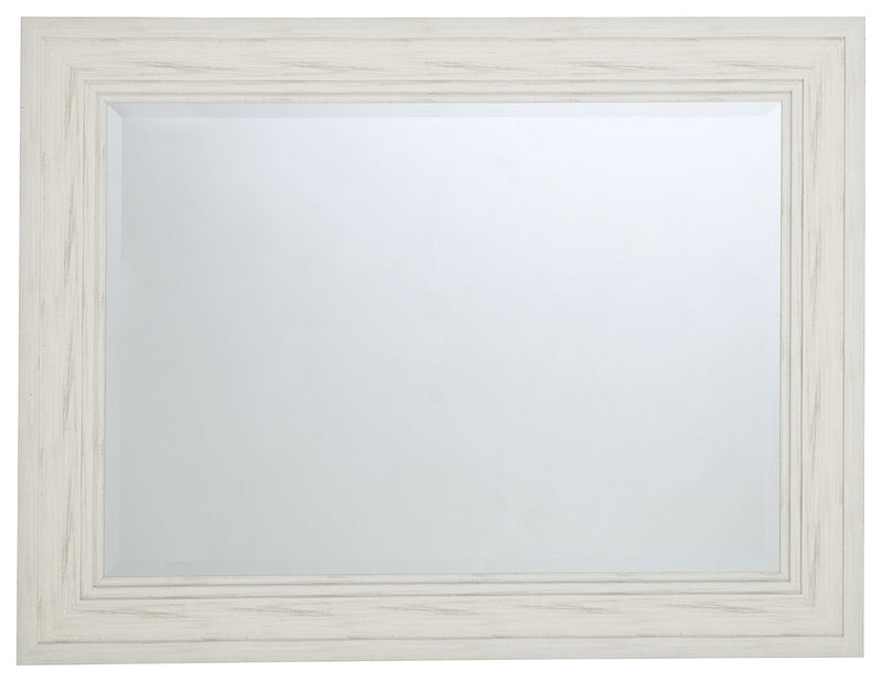 Jacee Antique White Accent Mirror