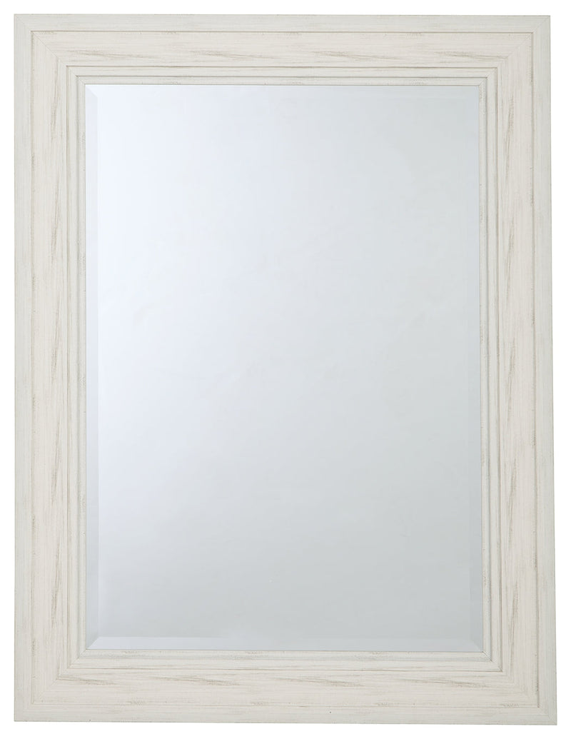 Jacee Antique White Accent Mirror