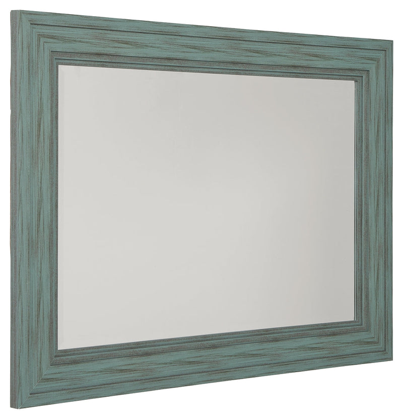 Jacee Antique Teal Accent Mirror