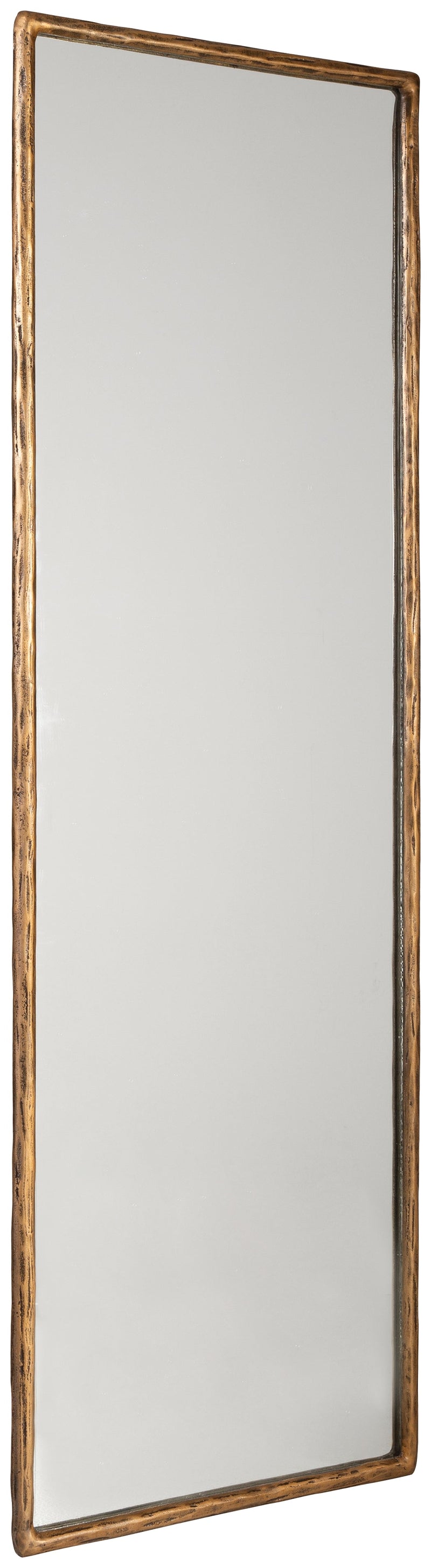 Ryandale Antique Brass Finish Floor Mirror