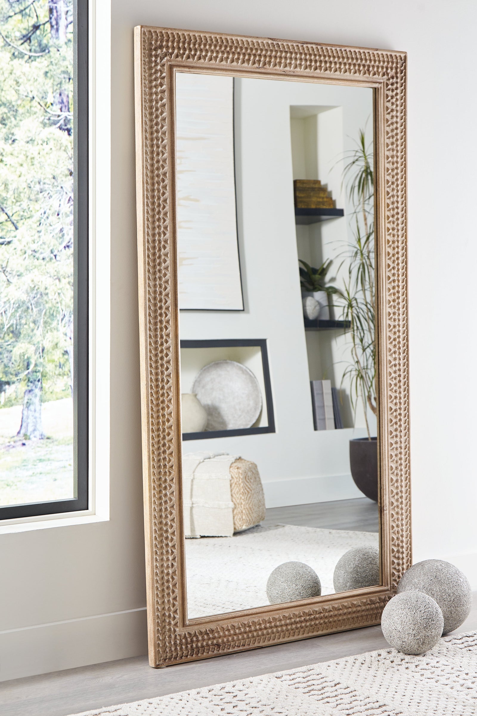 Belenburg Washed Brown Floor Mirror