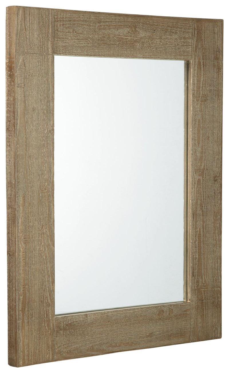 Waltleigh Distressed Brown Accent Mirror