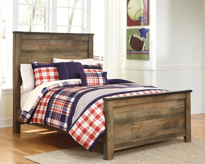 Trinell Brown Full Panel Bed