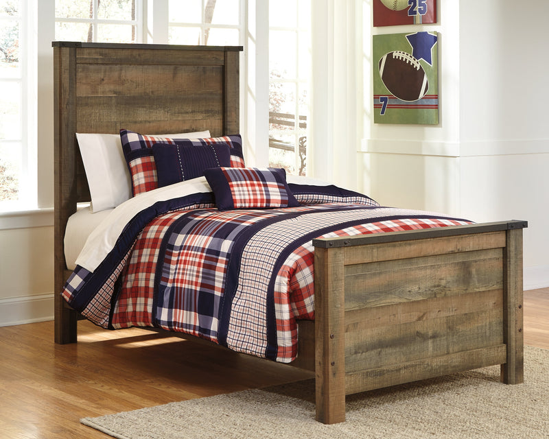 Trinell Brown Twin Panel Bed