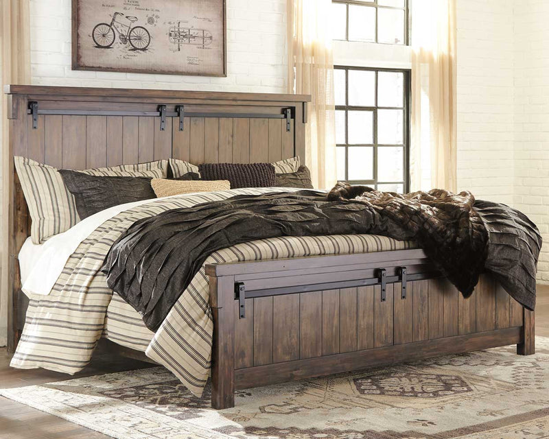 Lakeleigh Brown Queen Panel Bed