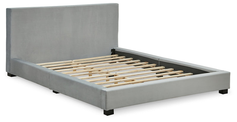 Chesani Gray Full Upholstered Bed