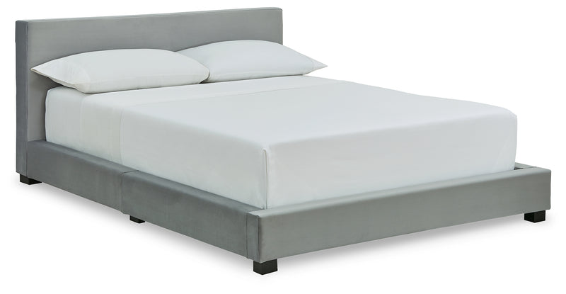 Chesani Gray Full Upholstered Bed