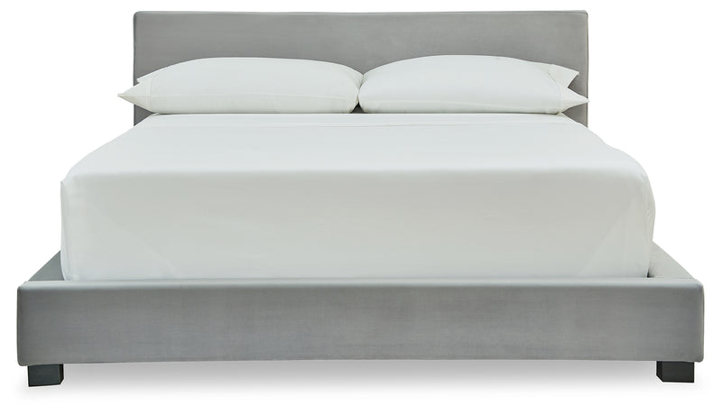 Chesani Gray Full Upholstered Bed