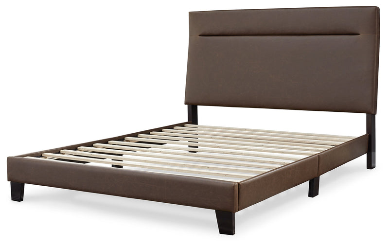 Adelloni Brown King Upholstered Bed