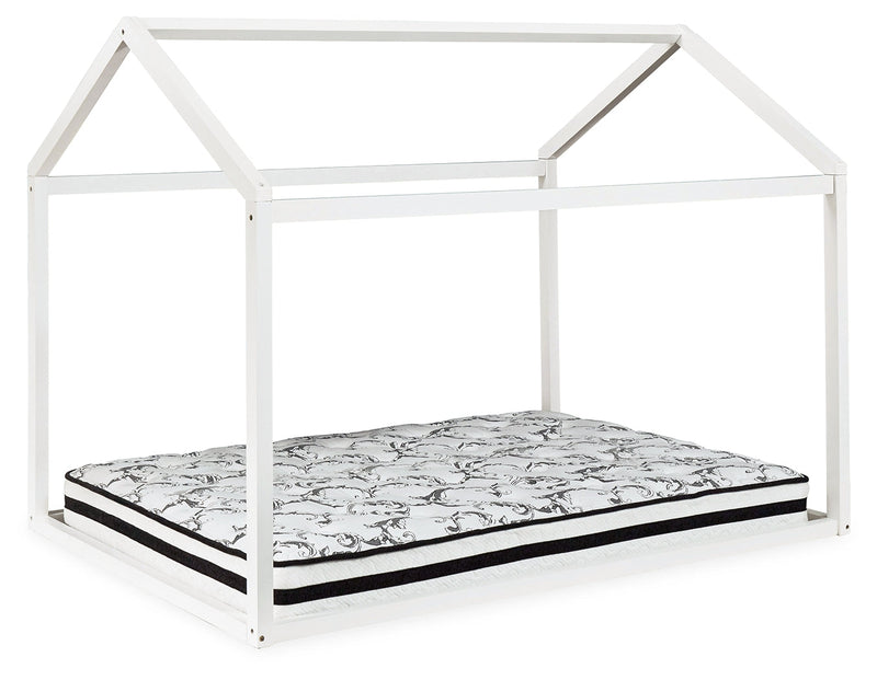 Flannibrook White Full House Bed Frame