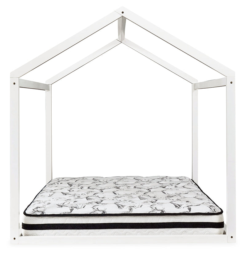 Flannibrook White Full House Bed Frame