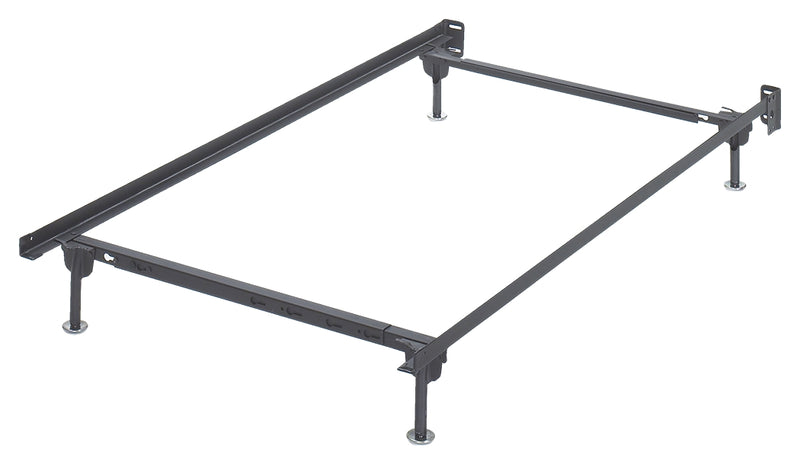 Frames And Rails Metallic Twin Full Bolt On Bed Frame