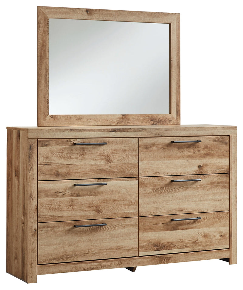 Hyanna Tan Dresser And Mirror