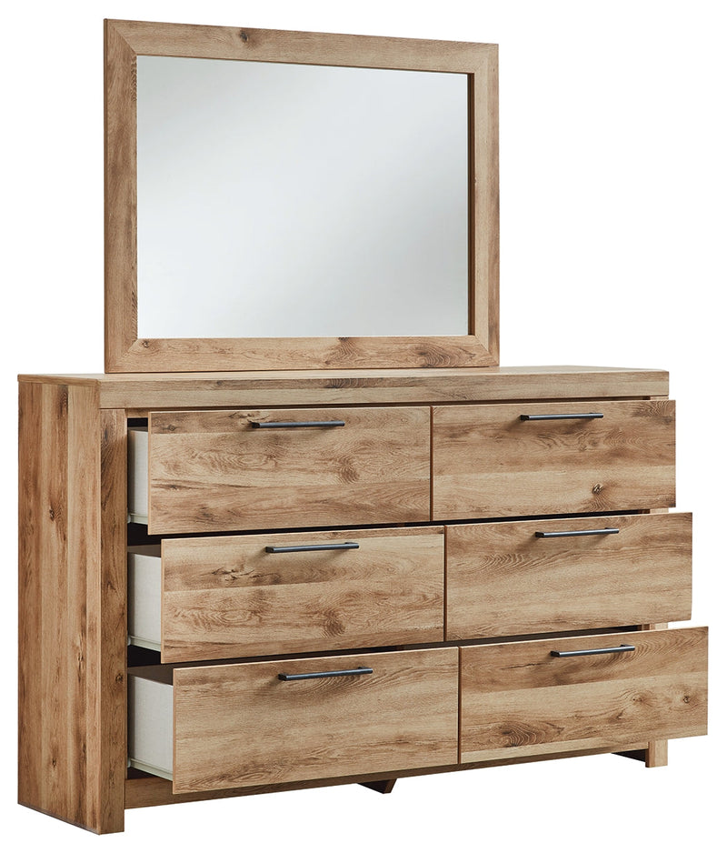 Hyanna Tan Dresser And Mirror