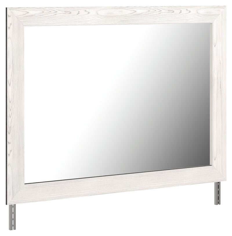 Gerridan White Gray Dresser And Mirror