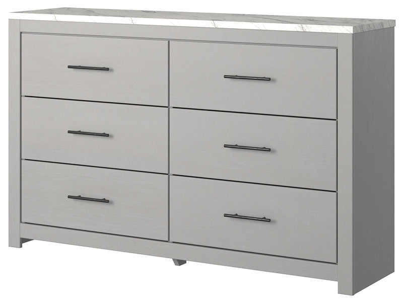 Cottonburg Light Gray White Dresser