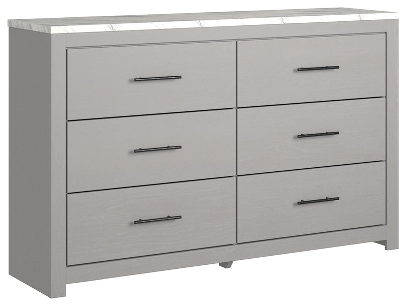 Cottonburg Light Gray White Dresser