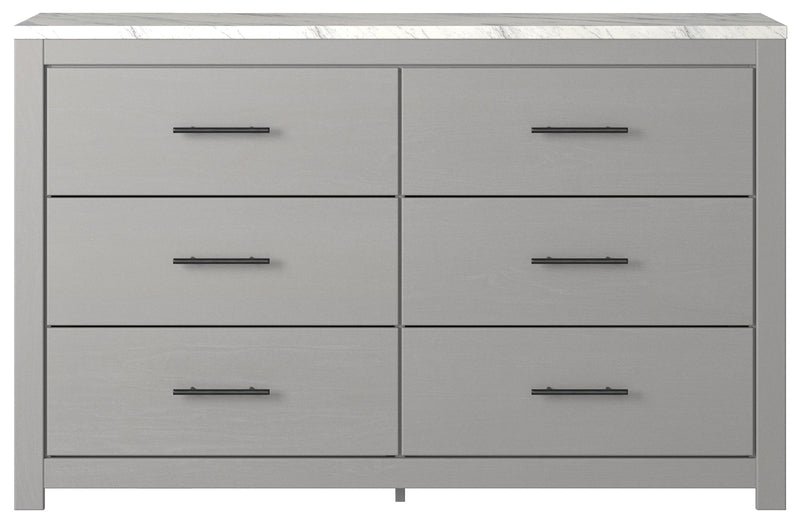 Cottonburg Light Gray White Dresser