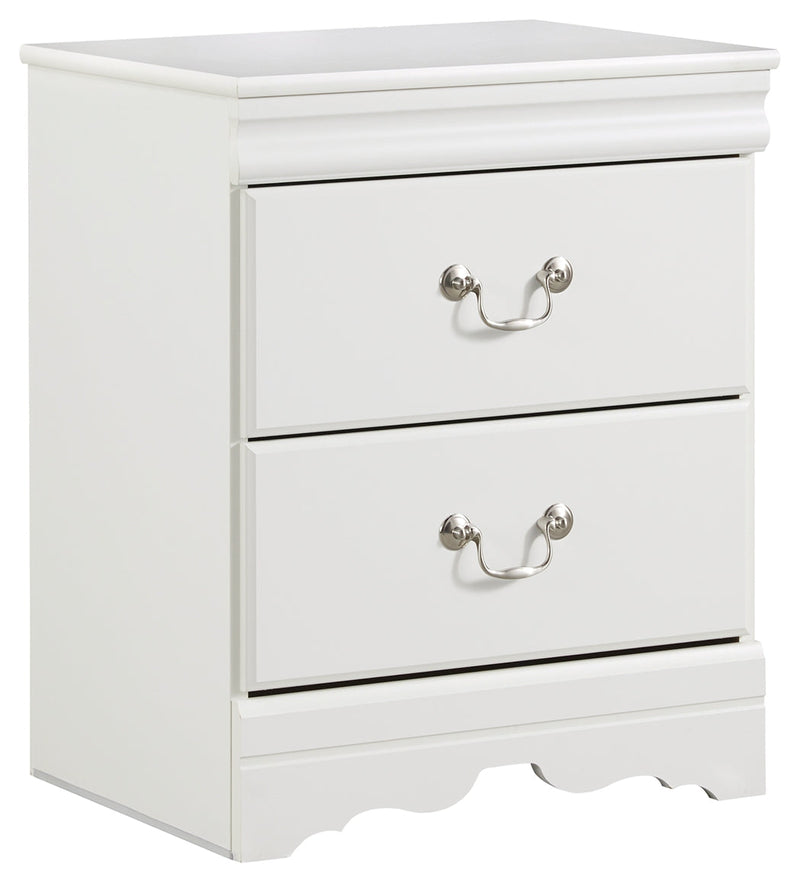 Anarasia White Nightstand