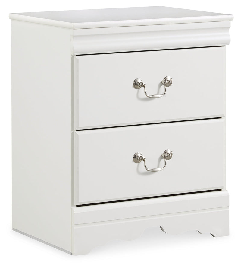 Anarasia White Nightstand