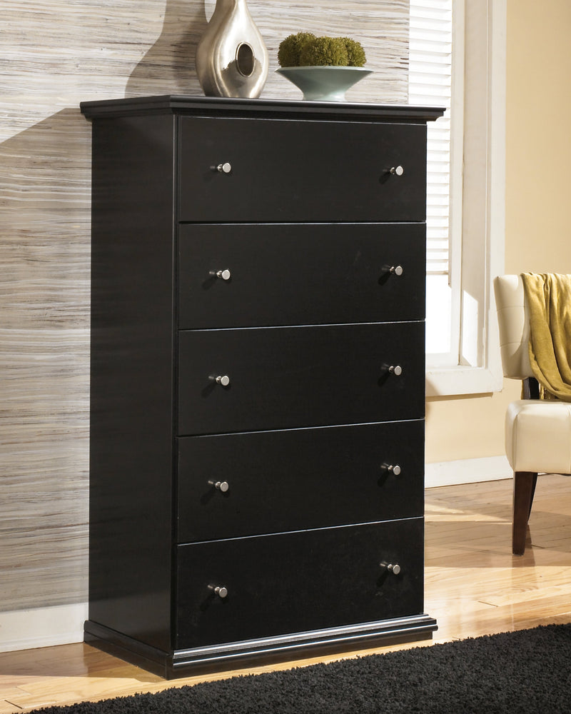 Maribel Black Chest Of Drawers