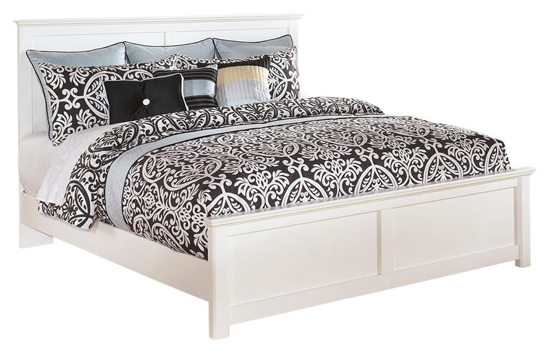 Bostwick Shoals White King Panel Bed