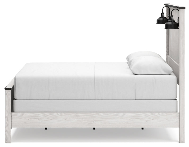 Schoenberg White Queen Panel Bed