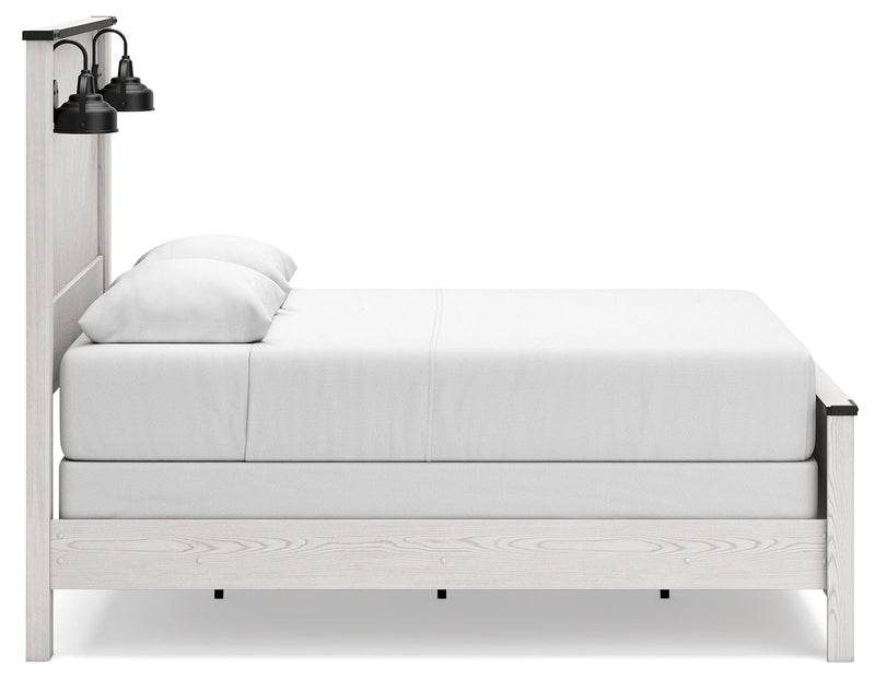 Schoenberg White Queen Panel Bed