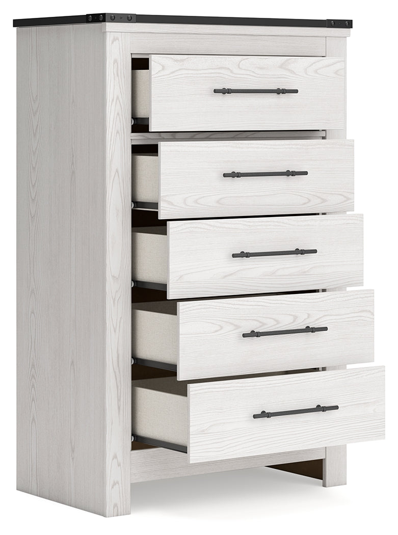 Schoenberg White Chest Of Drawers