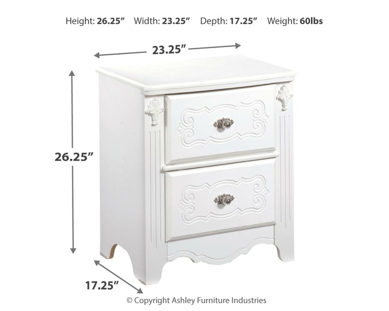 Exquisite White Nightstand