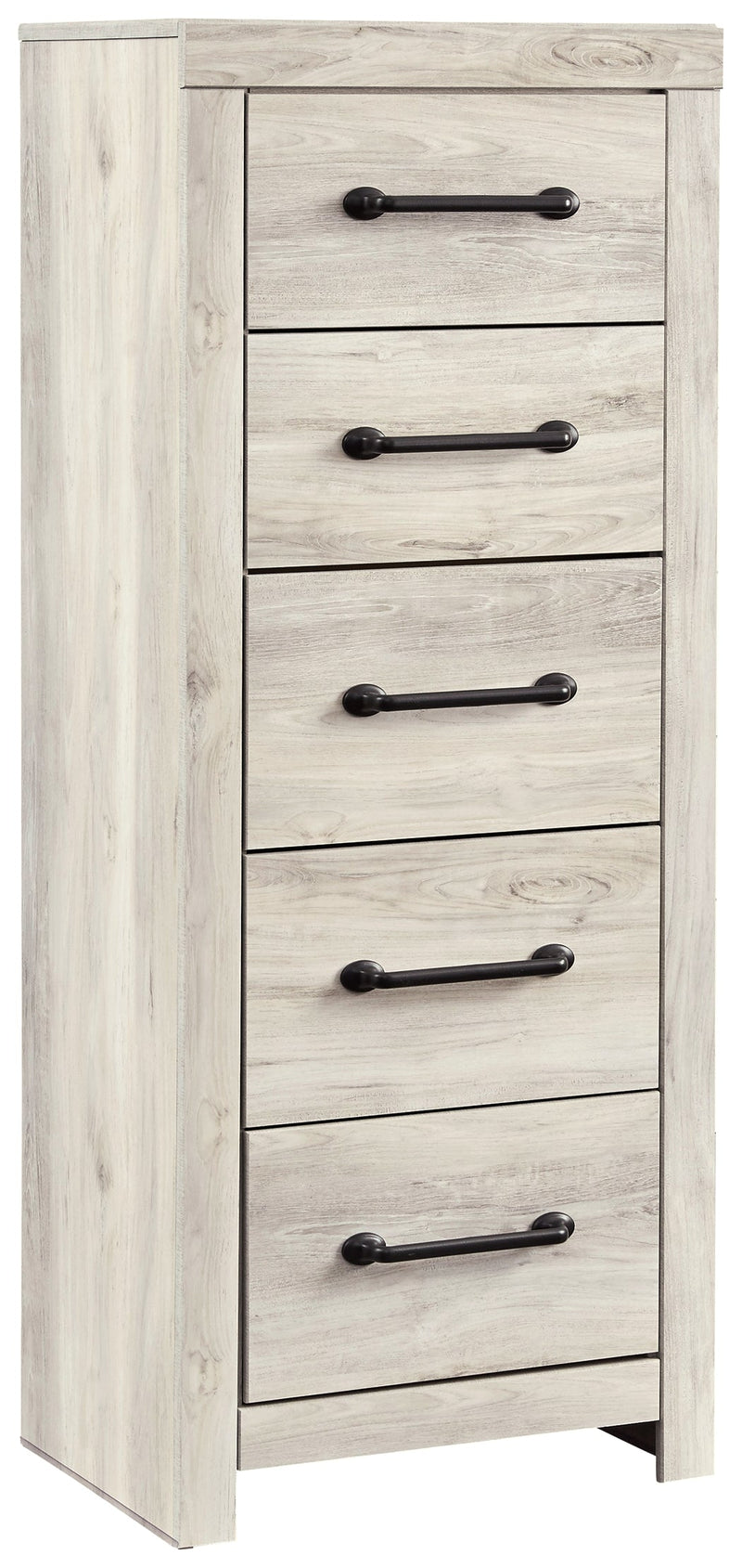 Cambeck Whitewash Narrow Chest Of Drawers