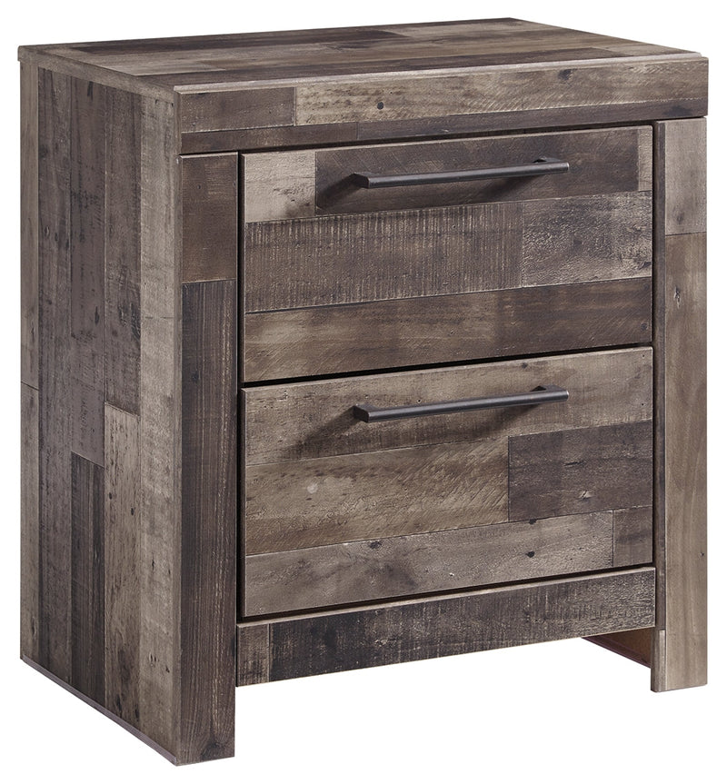 Derekson Multi Gray Nightstand