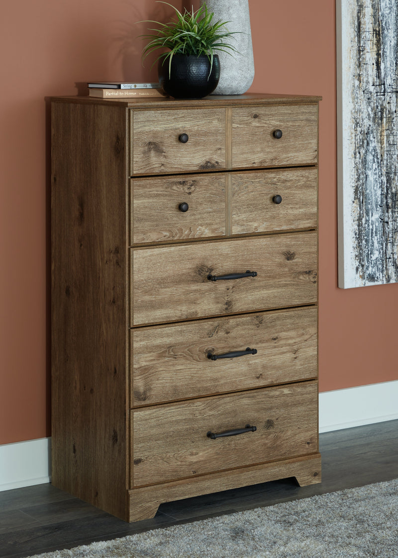 Shurlee Light Brown Chest Of Drawers